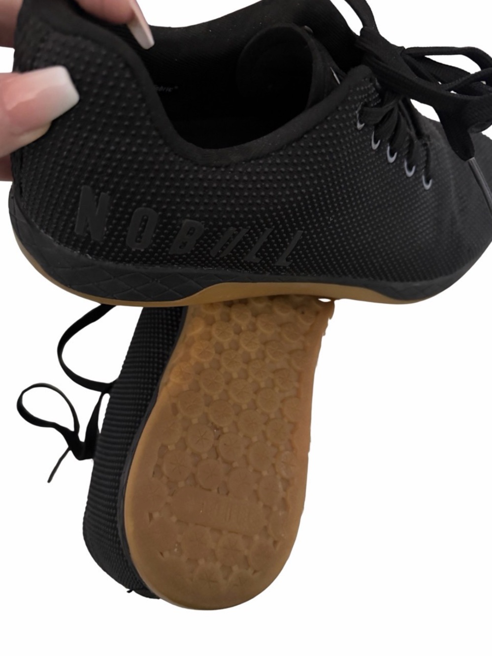 NOBULL Black Unisex Training Shoes with Gum Sole